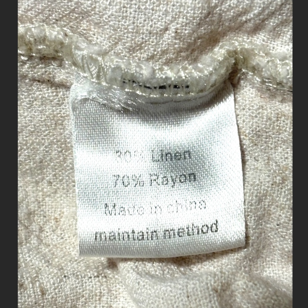 2/$29 Linen Summer Palazzo Pants Flowy Wide Leg Beach Pants with Pockets Large - Picture 7 of 12